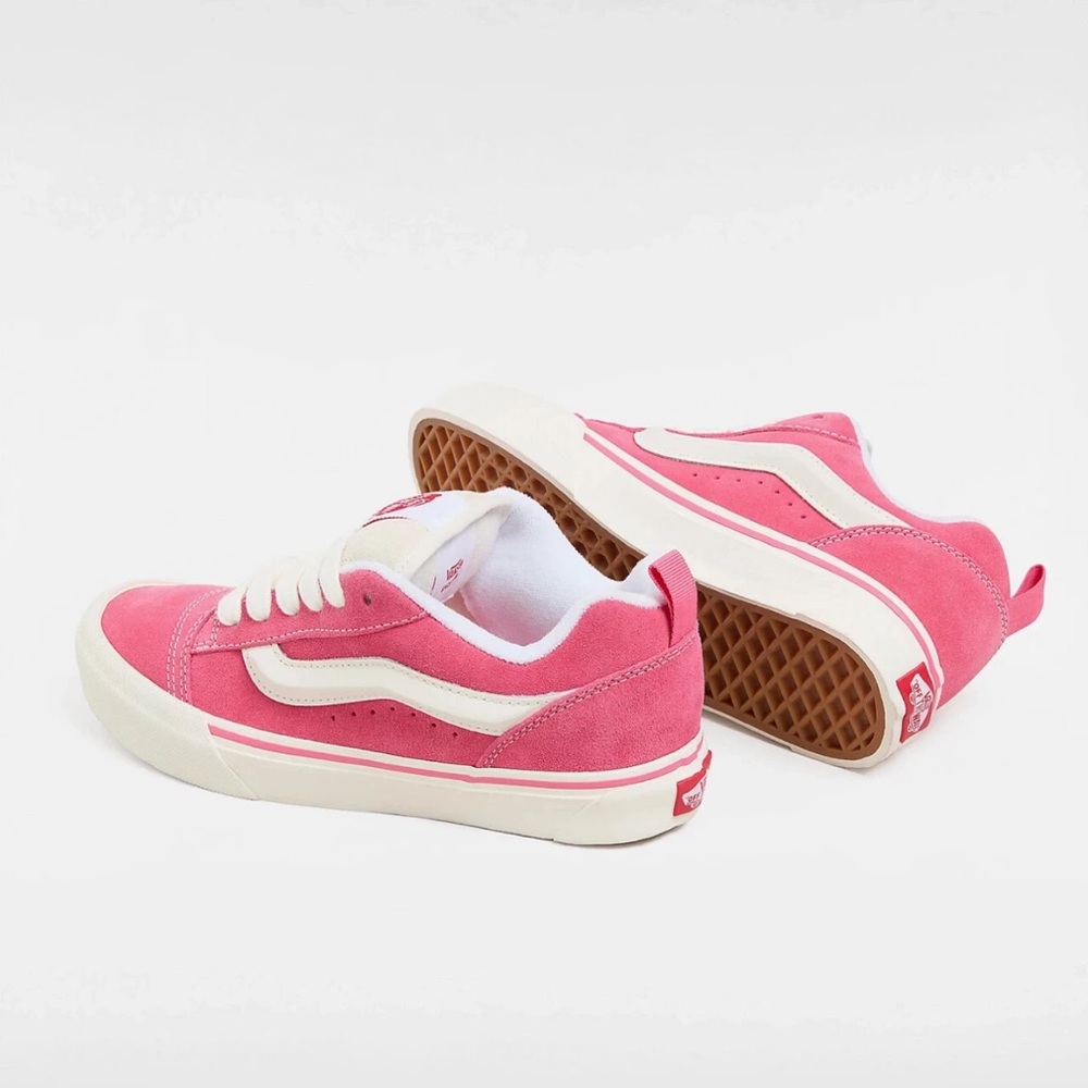 Vans Knu Skool Iconic Shoes Pink - Picture 14 of 16